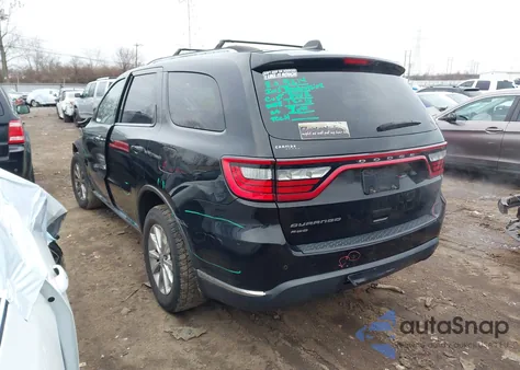 2017 Dodge Durango Sxt Awd from USA, damaged, VIN 1C4RDJAG1HC780839
